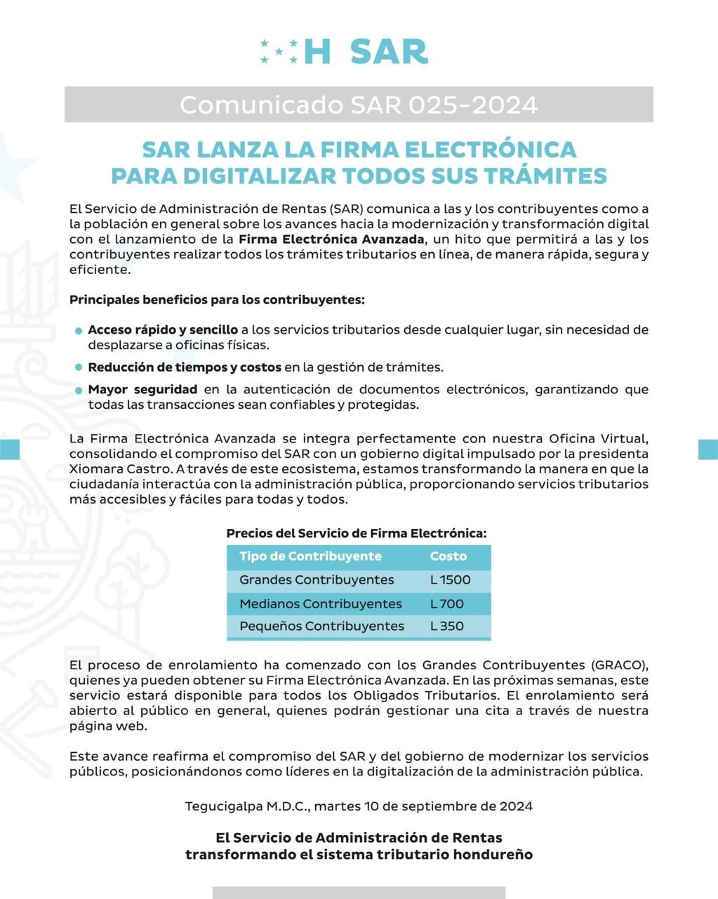 Sar FIRMA DIGITAL